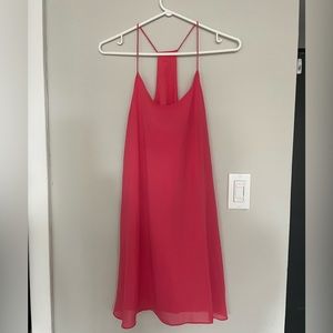 Naked Zebra Pink Mini Dress